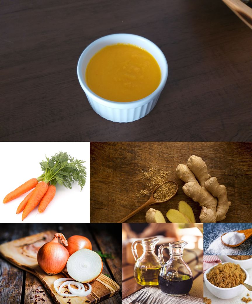 Molho de cenoura e&nbsp;gengibre