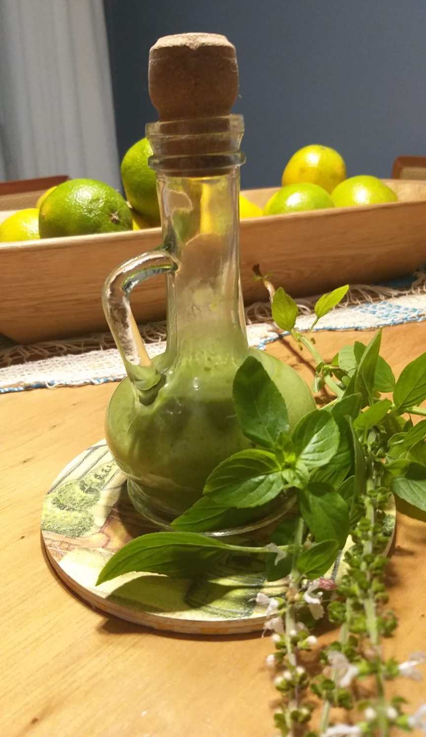 Vinagrete de manjericão