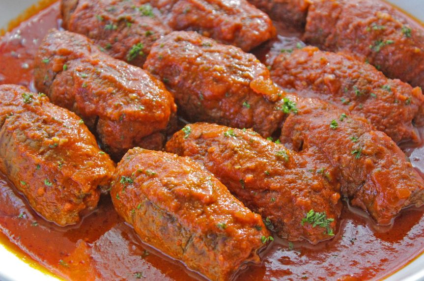 Braciola (bife enrolado)