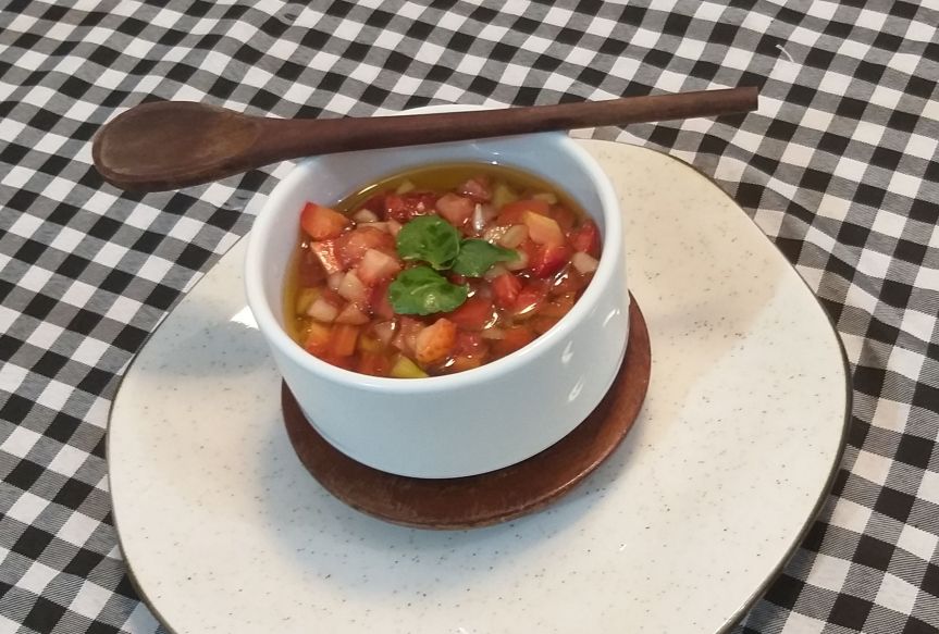 Vinagrete de morango